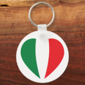 キーチェーン：私のハートはイタリア キーホルダー (正面)