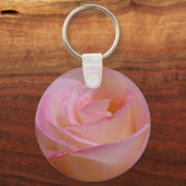 キーチェーン 美しいピンクの薔薇 (正面)