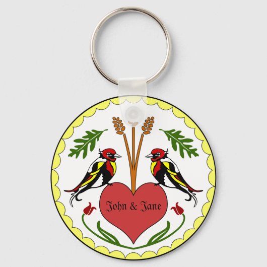 キーチェーン – 長、ハッピー人間関係16進 (正面)