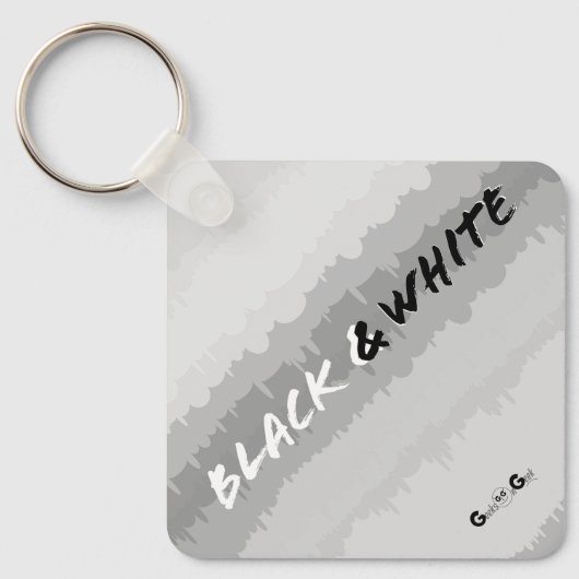 キーチェーン "Black & White" (正面)