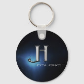 キーチェーン - JH Music ロゴ (正面)