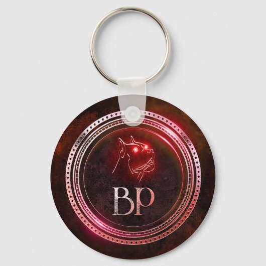 キーチェーン – M&S桃 (正面)