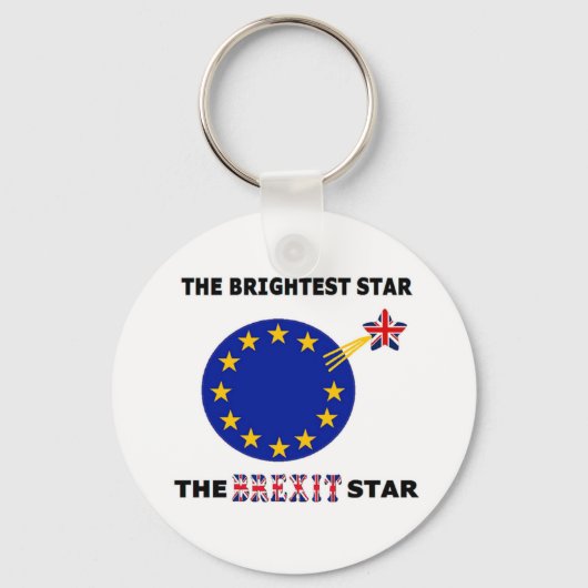キーチェーンBrexitスター英国国旗 キーホルダー (正面)