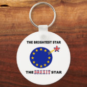 キーチェーンBrexitスター英国国旗 キーホルダー (正面)