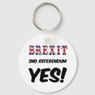 キーチェーンBrexit 2ndの投票Yes キーホルダー