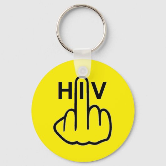 キーチェーンHIVフリップ キーホルダー (正面)