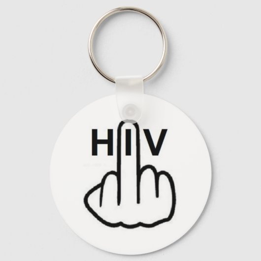 キーチェーンHIVフリップ キーホルダー (正面)