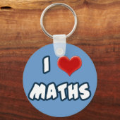 キーチェーンI LOVE MATH キーホルダー (正面)