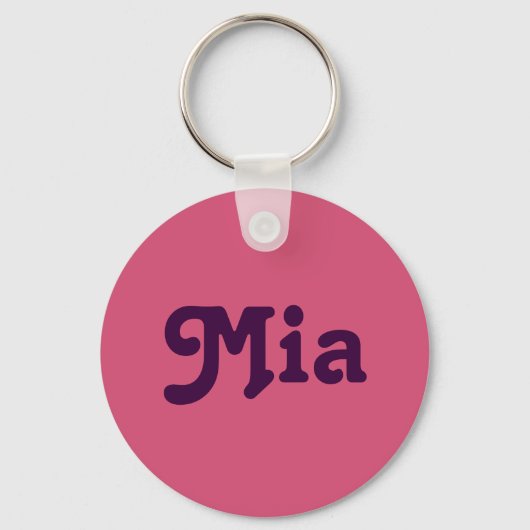キーチェーンMia キーホルダー (正面)