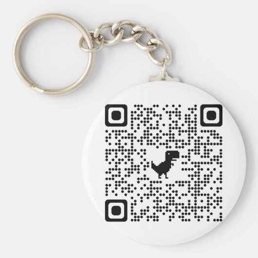 キーチェーンQRCODEからリクロール キーホルダー (正面)