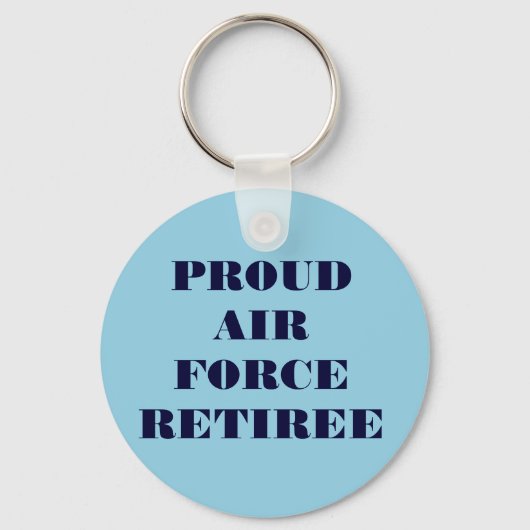 キーチェー誇りを持ったン空力式退職者 キーホルダー (正面)