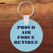 キーチェー誇りを持ったン空力式退職者 キーホルダー (正面)