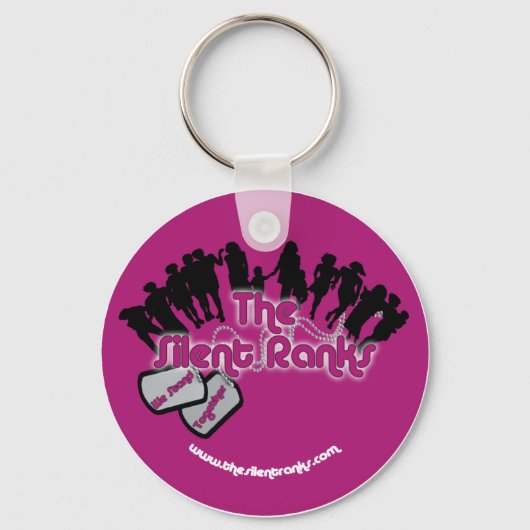 キーチェ静かーンのランク キーホルダー (正面)