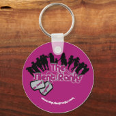 キーチェ静かーンのランク キーホルダー (正面)