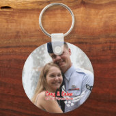 キーチカスタムェインの順序 キーホルダー (正面)