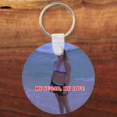 キーチカスタムェインの順序 キーホルダー (正面)