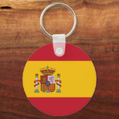 キーチスペインのェーンにフラグを設定 キーホルダー (正面)