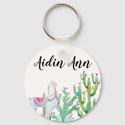 キーチパーソナライズされたェンボホラマボヘミアンカクティーD キーホルダー (正面)