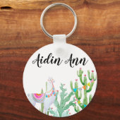 キーチパーソナライズされたェンボホラマボヘミアンカクティーD キーホルダー (正面)