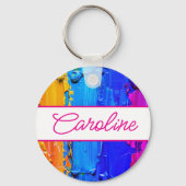 キーチパーソナライズされたン キーホルダー (正面)