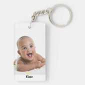 キーチパーソナライズされたーン キーホルダー (裏面)