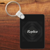 キーチユニークェインデザイン |最適なアクセスを見つける キーホルダー (正面)