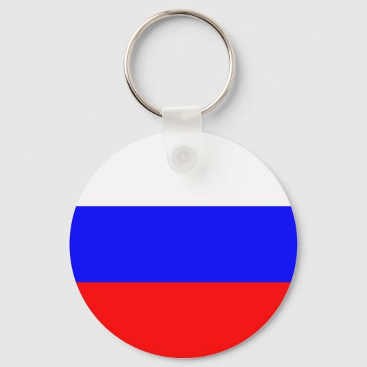 キーチロシアのェーンにフラグを設定 キーホルダー (正面)