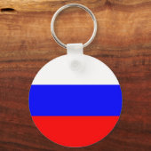 キーチロシアのェーンにフラグを設定 キーホルダー (正面)