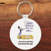 キーチ教えェインを歌う豚はいない キーホルダー (正面)