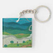 キーチ素晴らしェーンの中国壁 キーホルダー (裏面)