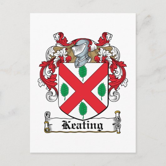 キーティング家紋 ポストカード (正面)