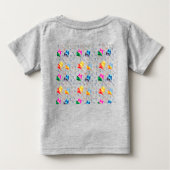 キートカラフルフェスティバル ベビーTシャツ (裏面)