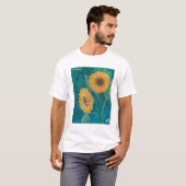 キーナン作「SUNFLOWER」 Tシャツ (正面フル)