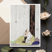 キーニエルセン熊の皮の中の若者 カード