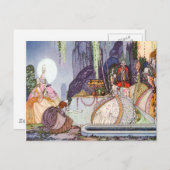 キーニールセンのシンデレラ・アット・ザ・ボール ポストカード (正面/裏面)