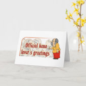 キーノーカード: 公式のキーノーの恋人の挨拶 カード (黄色い花)