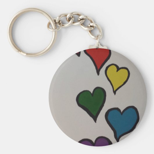 キーハート キーホルダー (正面)