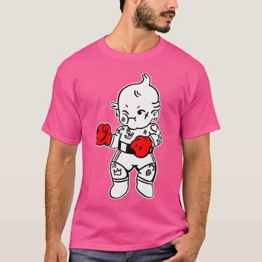 キーピーベビーボクサースモールブラック Tシャツ (正面)