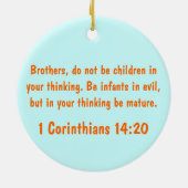 キーファイルオーナメント(アクアマリン) セラミックオーナメント (裏面)