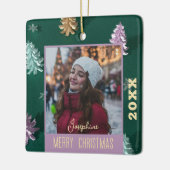 キープサウモダンミニマリストエレガントシック引用文 セラミックオーナメント (左)