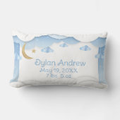 キープサク男の赤ちゃん誕生レコード ランバークッション (正面)