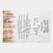 キープサケレシピエレガントギフトボホパンパスグラス キッチンタオル (横)