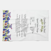 キープサケレシピギフト水の色イースターバニー キッチンタオル (横)