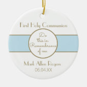 キープサムボーイファーストオーナメント セラミックオーナメント (正面)