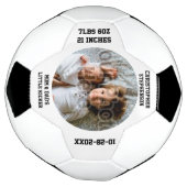 キープパーソナライズされたサケ新生児ボーイカスタム サッカーボール (回転)