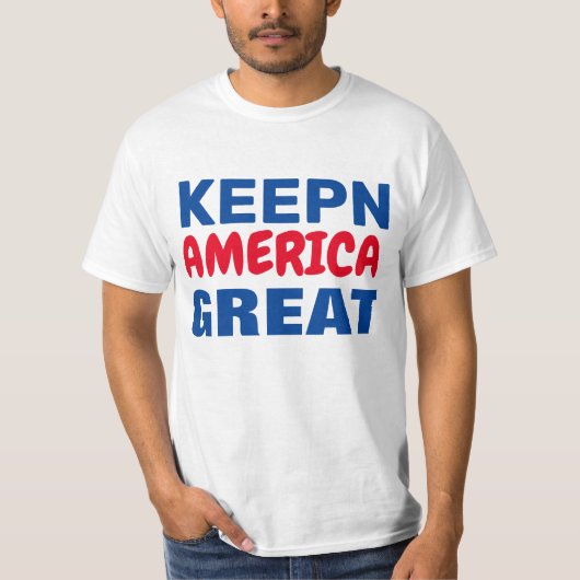 キープンアメリカ素晴らし Tシャツ (正面)