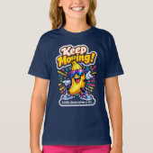キープ・ムービング！踊るディスコバナナ Tシャツ (正面)