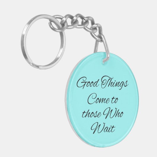 キーホルダーを待っている人に来られるよい事 キーホルダー (正面左)