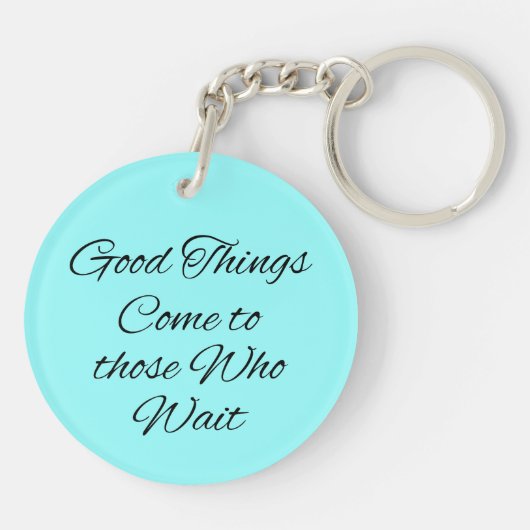 キーホルダーを待っている人に来られるよい事 キーホルダー (裏面)