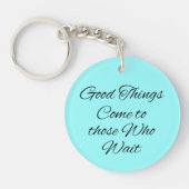 キーホルダーを待っている人に来られるよい事 キーホルダー (正面)